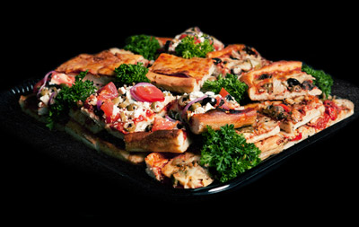 Pizza garnies